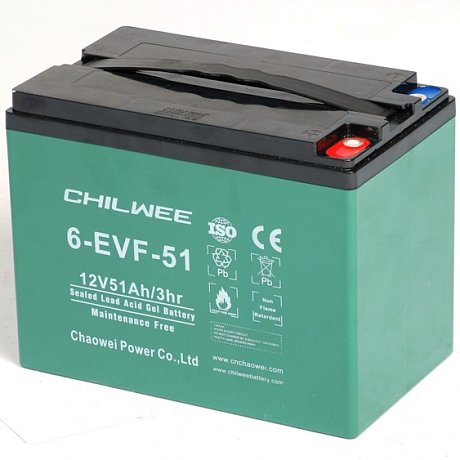 Тяговый гелевый аккумулятор CHILWEE 6-EVF-51 для поломоечной машины LavorPRO Dinamic 45B картинка